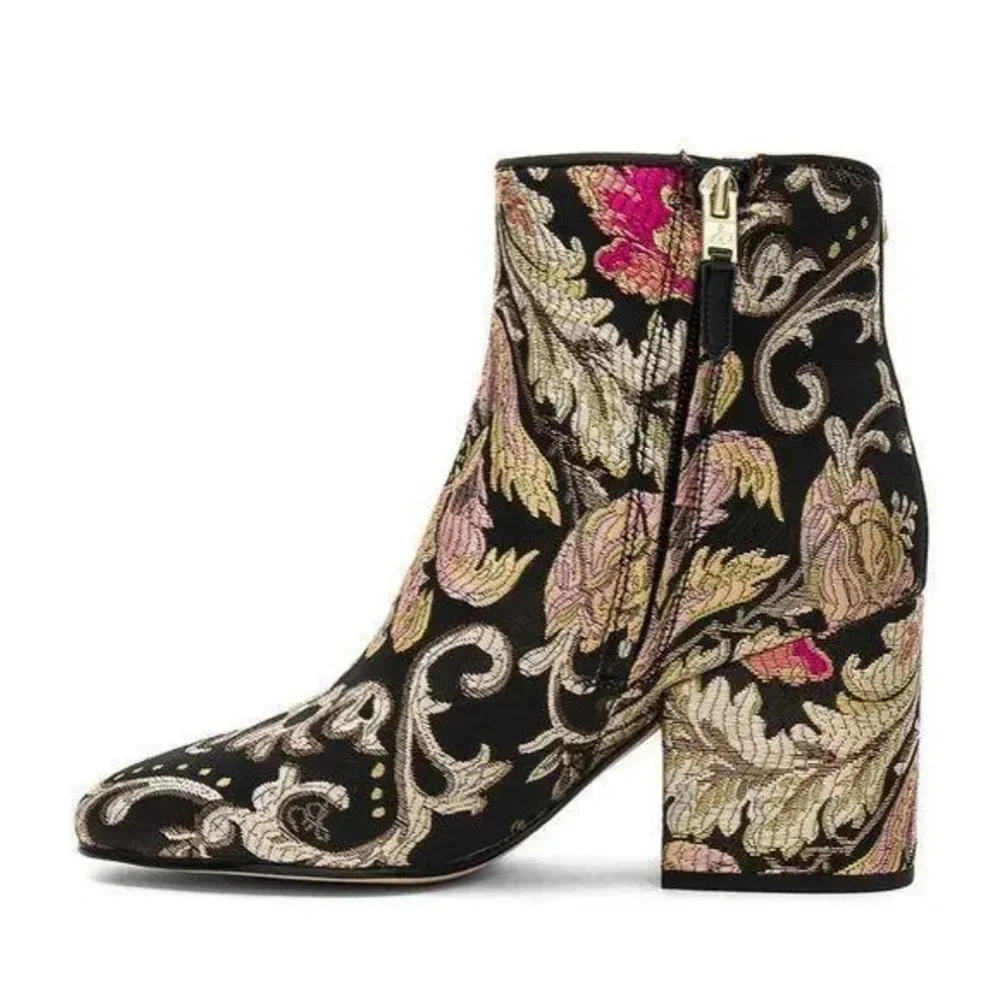 Sam Edelman | Taye Metallic Jacquard Boot 6 1/2